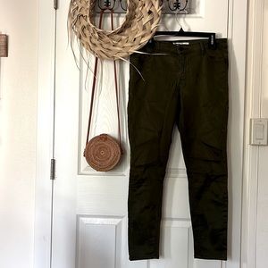 Old Navy Dark Olive Green Rockstar Super Skinny Jeans